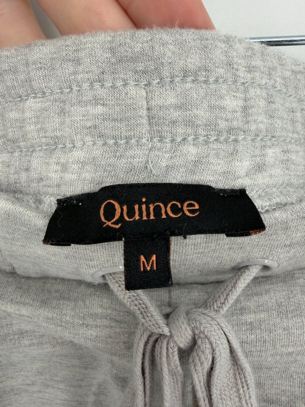 Quince SuperSoft Tencel Modal Fleece Joggers Gray Women’s M Lounge Pants - Picture 4 of 5